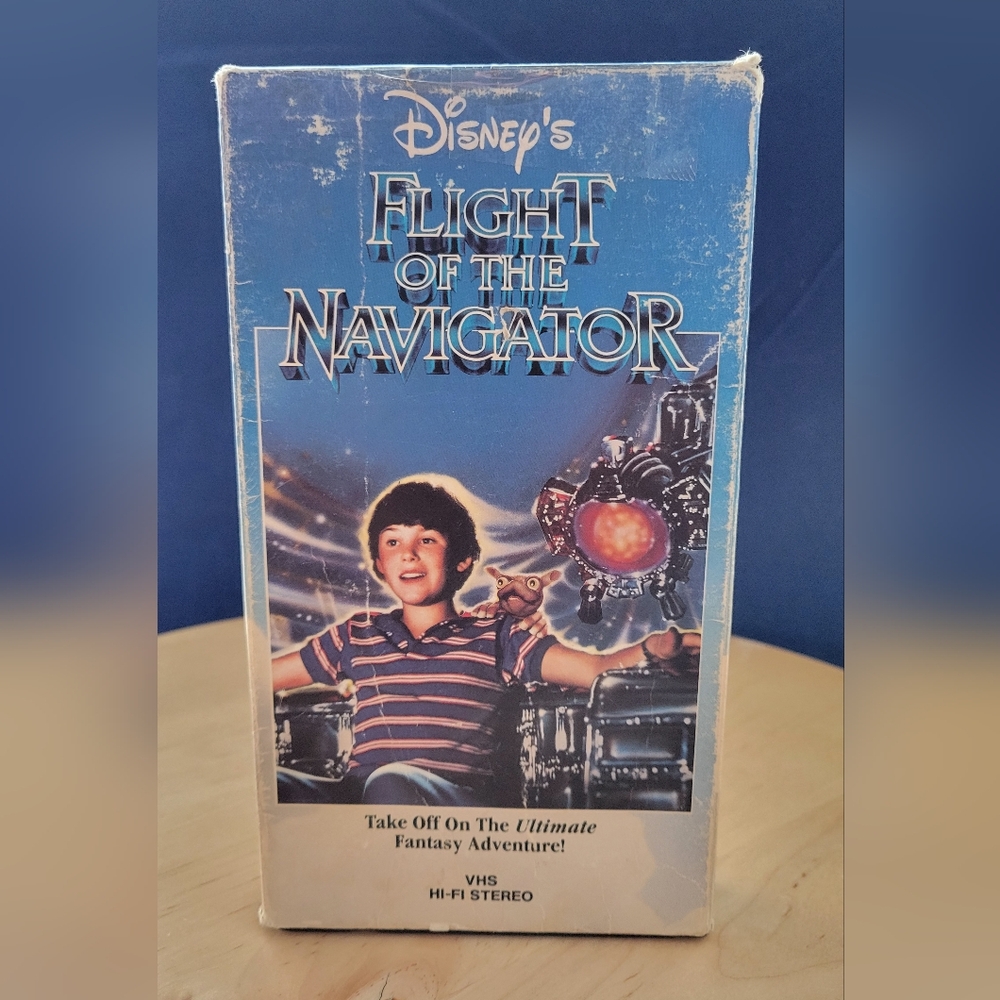 VTG Disney Flight of the Navigator VHS (1986) Acceptable Condition - Not Tested